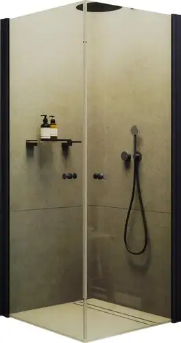 Душевой уголок MaybahGlass MGY-1292-6 (бесцветное стекло/черный) - изображение в каталоге