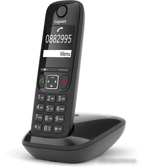 Радиотелефон Gigaset AS690 DUO (черный) – фото товара