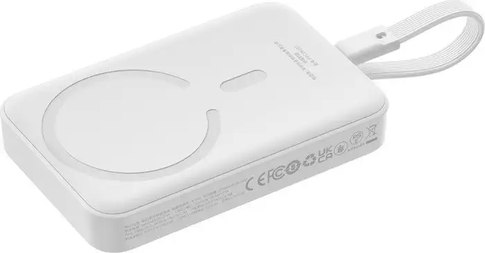 Внешний аккумулятор Baseus Magnetic Fast Charge Power Bank Type-C Edition 30W 10000mAh (белый) – фото товара