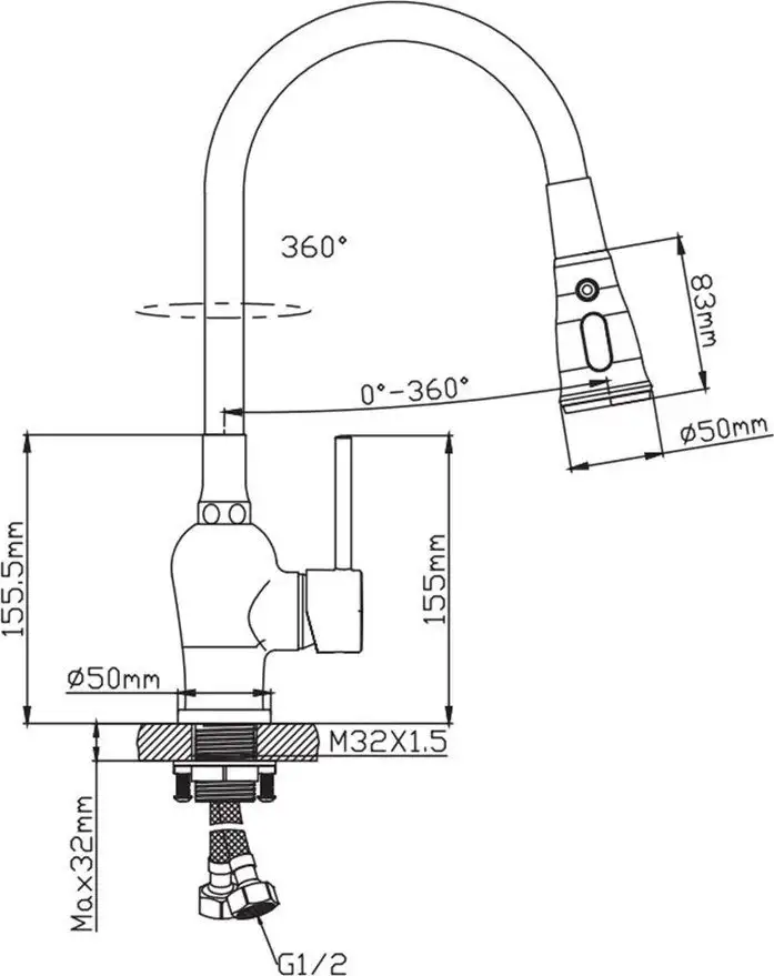 Смеситель Diadonna Д46-0014ВL - фото товара