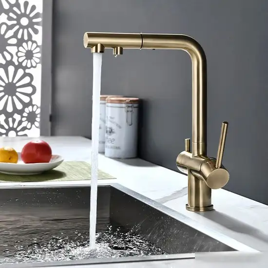 Смеситель Paulmark Serpentine SE213222-BR (бронза) - фото товара