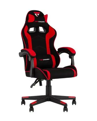 Игровое (геймерское) кресло TopChairs Shadow GF-8079 TT701+TT703 (черно-красный) – изображение в каталоге