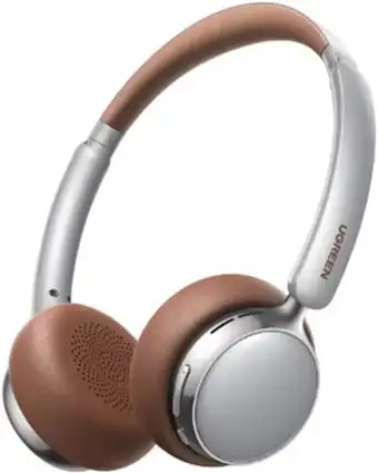 Наушники Ugreen Studio Plus HP207 (серебристый/коричневый) – изображение в каталоге