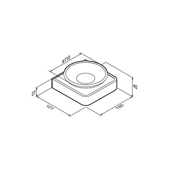 Аксессуары для ванной и туалета Damixa Jupiter DA7734200 – фото товара