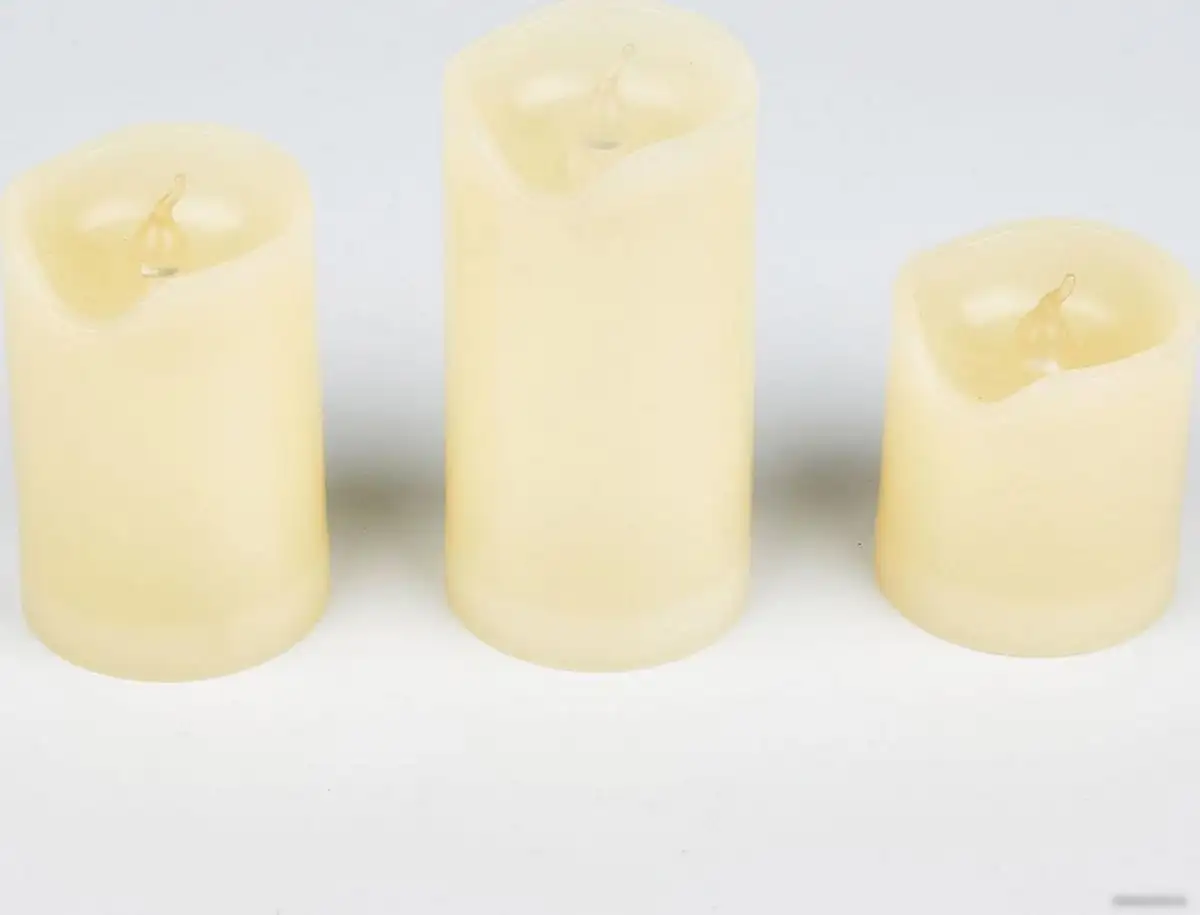 Новогодняя свеча Uniel ULD-F060 WARM WHITE CANDLE SET3 UL-00008593 – фото товара