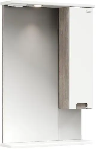 Onika Шкаф с зеркалом Харпер 58.01 205849 R (белый глянцевый) – изображение в каталоге