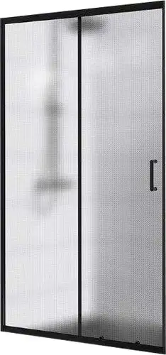 Душевая дверь BelBagno UNO-195-BF-1-120-P-NERO - изображение в каталоге