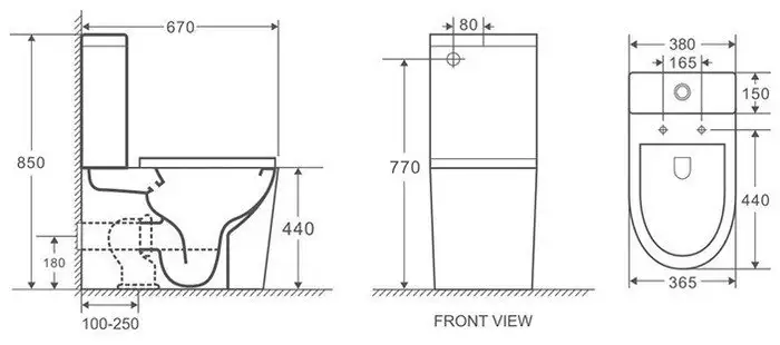 Унитаз напольный Grossman GR-4449SQ - фото товара