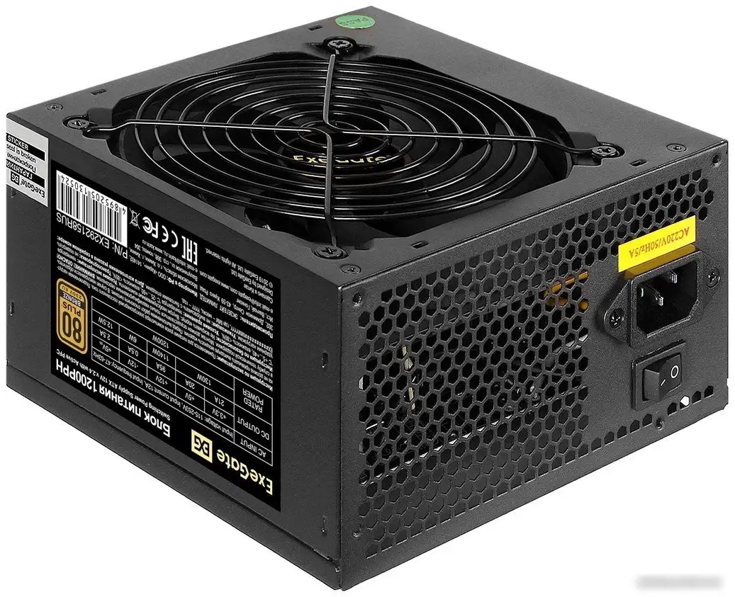 Блок питания ExeGate 1200PPH 80 Plus Bronze EX292158RUS – фото товара
