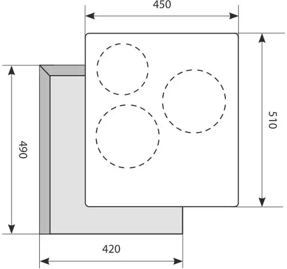 Варочная панель LEX EVH 430 BL - фото товара