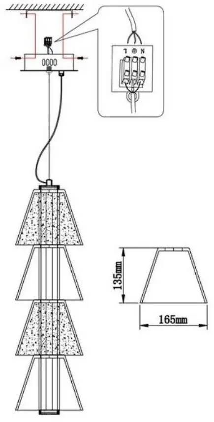 Подвесная люстра Omnilux OML-51606-15 – фото товара