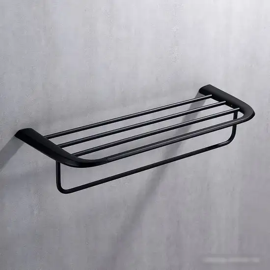 Полка для полотенца Abber Nord AA1554B (черный матовый) – фото товара