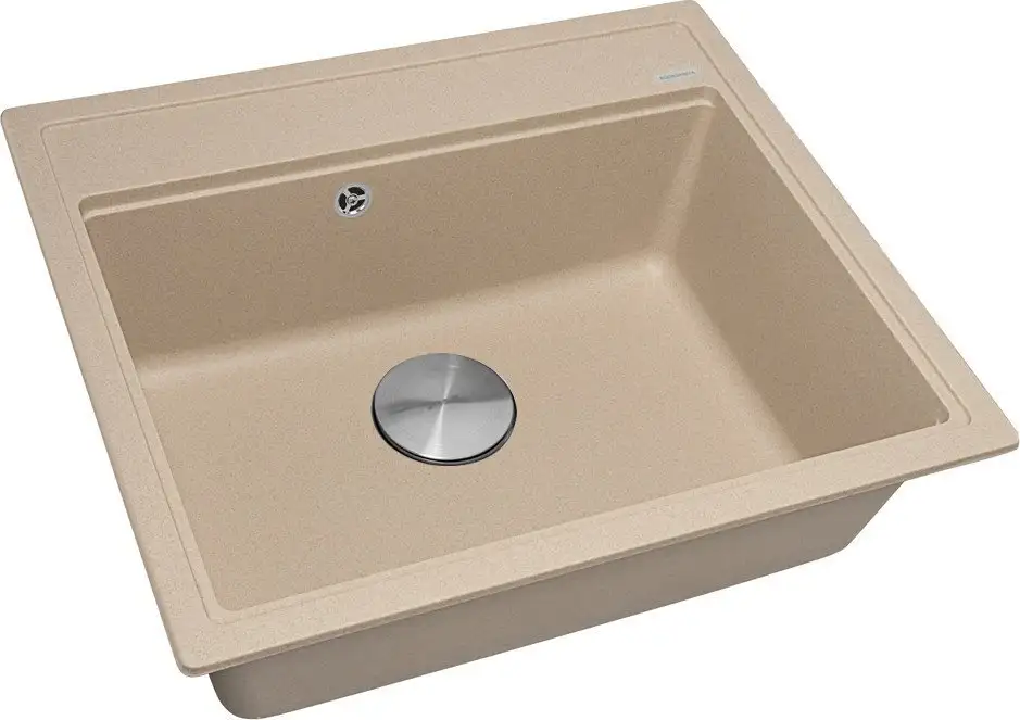 Кухонная мойка ZorG Rock 60 Premium beige - фото товара