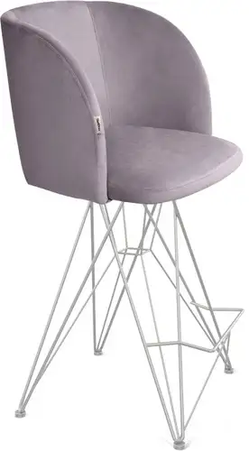Стул Sheffilton SHT-ST33/S66-1 (сиреневая орхидея/хром лак) – изображение в каталоге