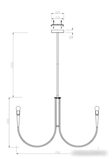 Подвесная люстра Freya Branches FR5253PL-08N – фото товара