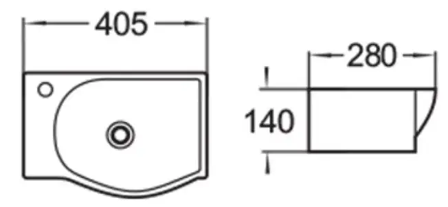 Умывальник SantiLine SL-2018R - фото товара