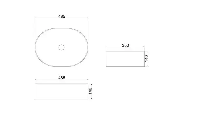 Умывальник SantiLine SL-1084 - фото товара