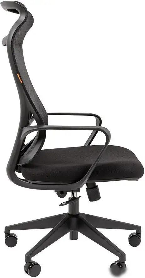 Офисное кресло CHAIRMAN CH577 (черный пластик/черный) – фото товара