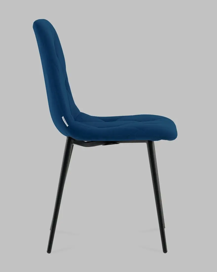 Стул Stool Group Одди Diamond AV 443-Cbl-KP3-9005 (велюр синий) – фото товара