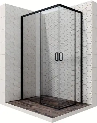 Душевой уголок Ambassador Queen Black 11011205L 120х80 - предпросмотр изображения Душевой уголок Ambassador Queen Black 11011205L 120х80 - изображение в каталоге