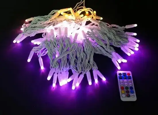 Светодиодная гирлянда ULED Стринг-лайт ULED-SL-100-24V-(W-ESR-RGB) – фото товара