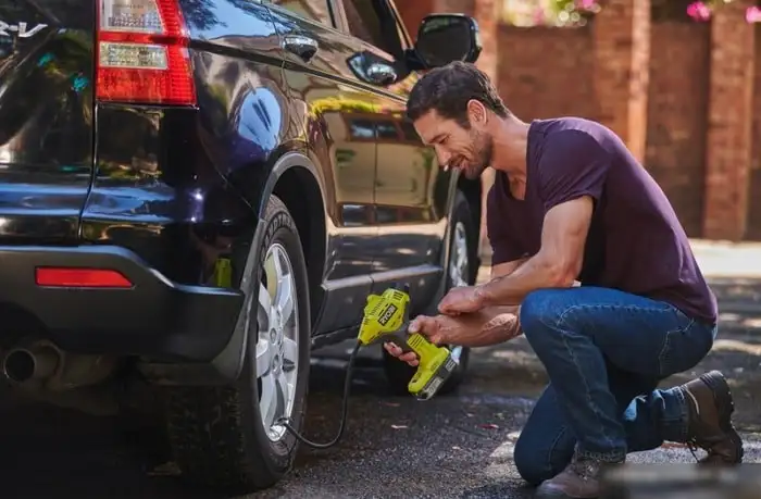 Автомобильный компрессор Ryobi R18PI-0 (без аккумулятора) – фото товара