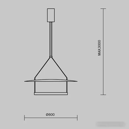 Подвесная люстра Maytoni Ambience MOD280PL-L30B3K – фото товара