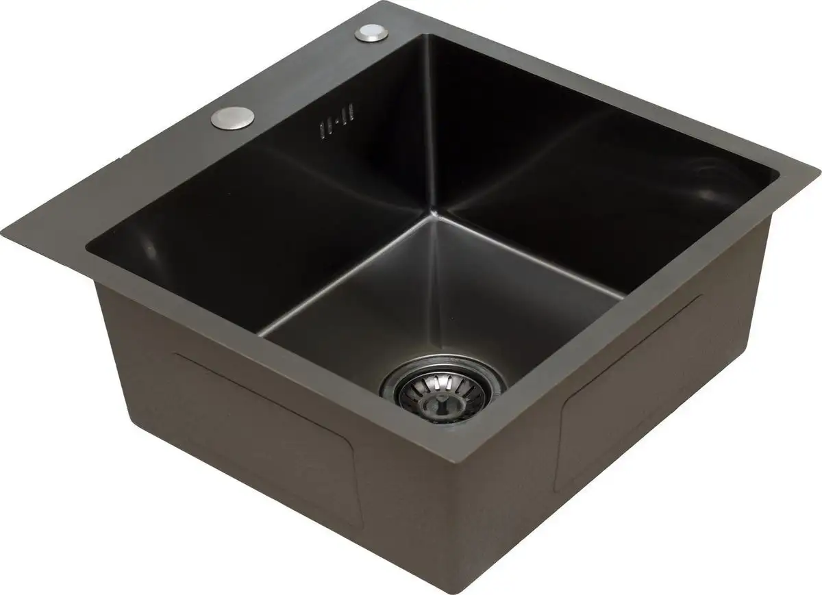 Кухонная мойка Blantek FS-5050B Nano black ECO (+501F40-B) - фото товара