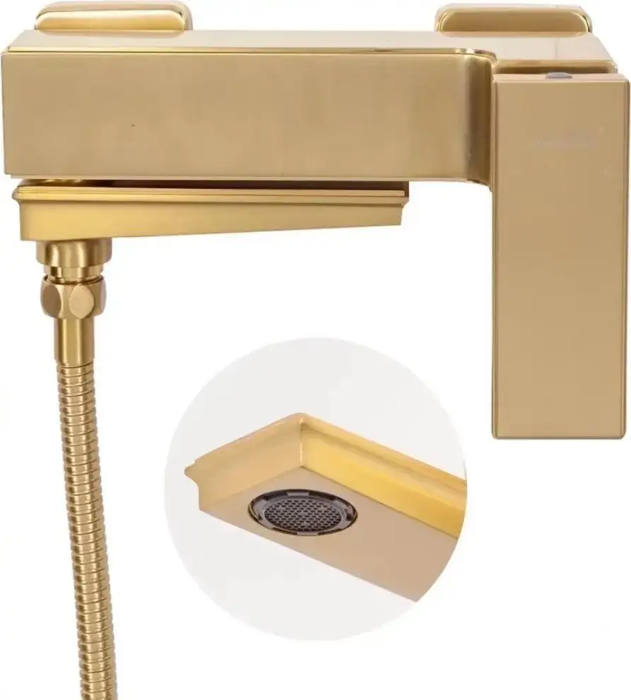 Смеситель Hansberge H4070 (золото матовый) - фото товара