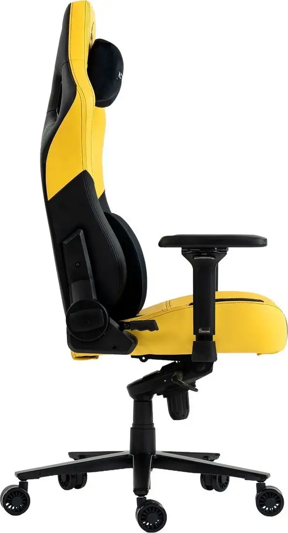 Игровое (геймерское) кресло Evolution Nomad PRO Cyberpunk Bloodhound (черный/желтый) – фото товара