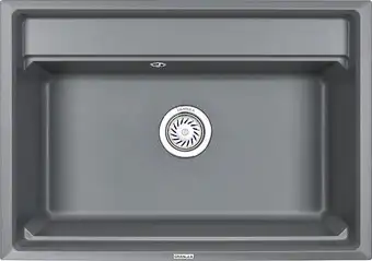 Кухонная мойка Granula KS-7301 (алюминиум)