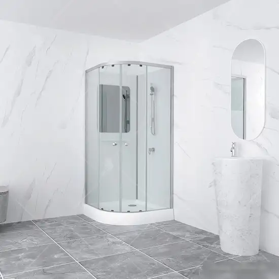 Душевая кабина RGW AN-208 381320800-12 100x100 (хром-матовый/прозрачное стекло) - фото товара