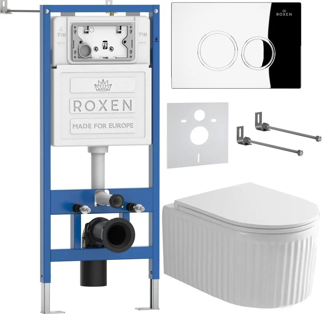 Унитаз подвесной Roxen StounFix Dual Fresh 968245 - фото товара