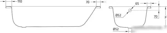 Ванна BLB Universal HG 170x75 - фото товара