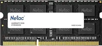 Оперативная память Netac Basic 8GB DDR3 SODIMM PC3-12800 NTBSD3N16SP-08 – изображение в каталоге