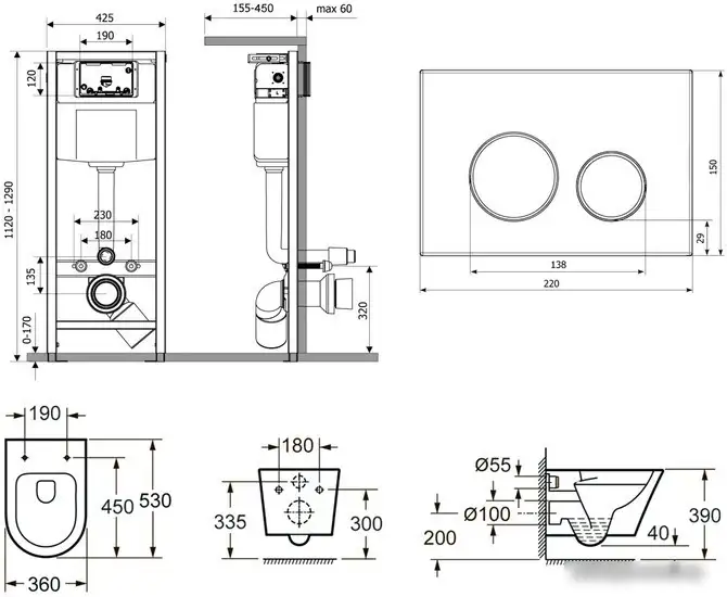 Унитаз Lavinia Boho Relfix Biore Rimless 6 в 1 77050186 - фото товара