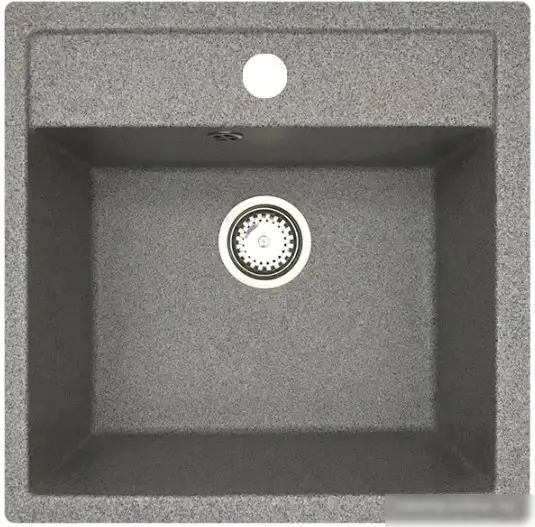 Кухонная мойка БелЭворс Rio + смеситель W4998-4 + дозатор L405-1 (серый/сатин) - фото товара