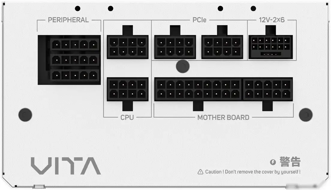 Блок питания FSP VITA GM 850W White VITA-850GM (White Edition) – фото товара