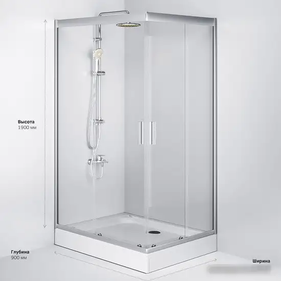 Душевой уголок AM.PM Gem W90G-404-120290-MT 120x80 - фото товара