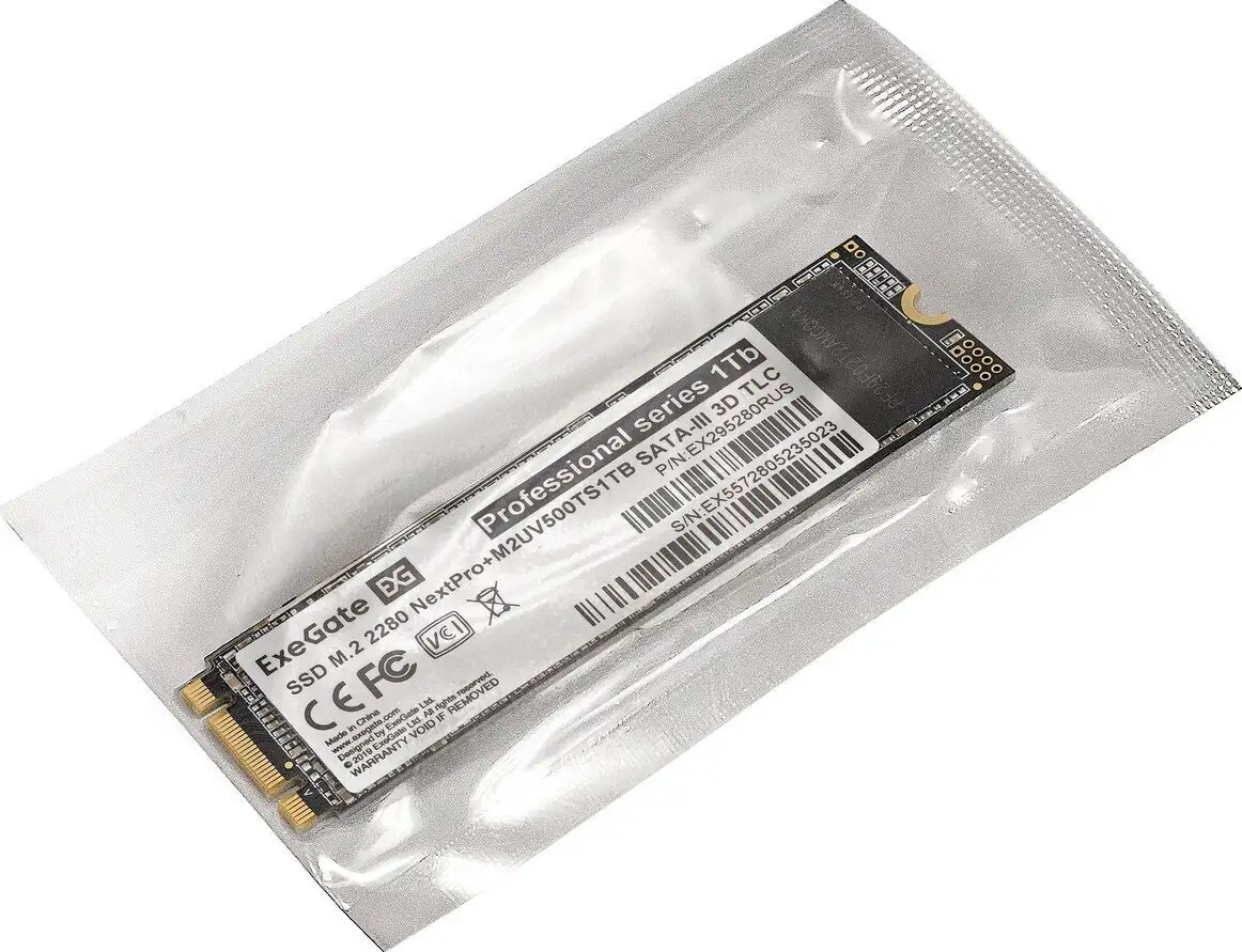 SSD ExeGate NextPro+ 1TB M2UV500TS1TB – фото товара