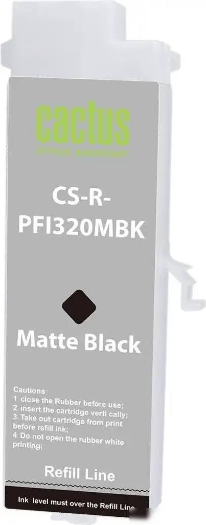 Картридж CACTUS CS-R-PFI320MBK без чипа – фото товара