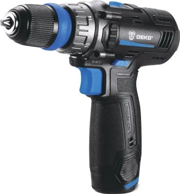 Дрель-шуруповерт Deko ZKCD12V PRO 084-1013 (с 2-мя АКБ, кейс) – фото товара