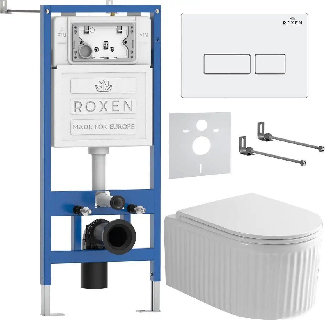 Унитаз подвесной Roxen StounFix Dual Fresh 968203 - фото товара