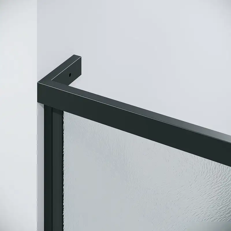 Душевой уголок Grossman Pragma 100x90x195 120.K33.03.1090.21.02 (черный матовый/стекло шиншилла) - фото товара