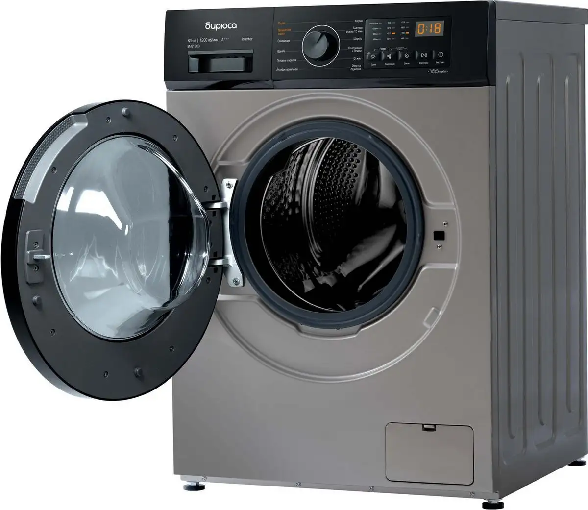 Стирально-сушильная машина Бирюса WMD-SM812/03 B - фото товара
