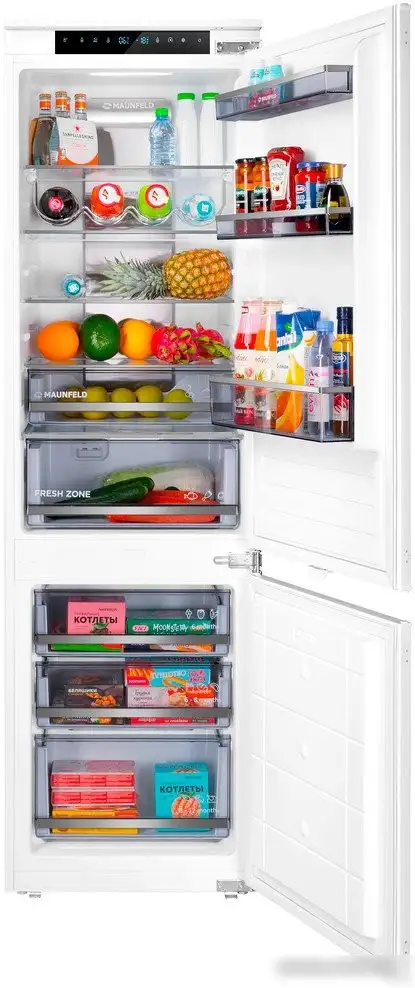 Холодильник MAUNFELD MBF17754NFWHGR Lux - фото товара