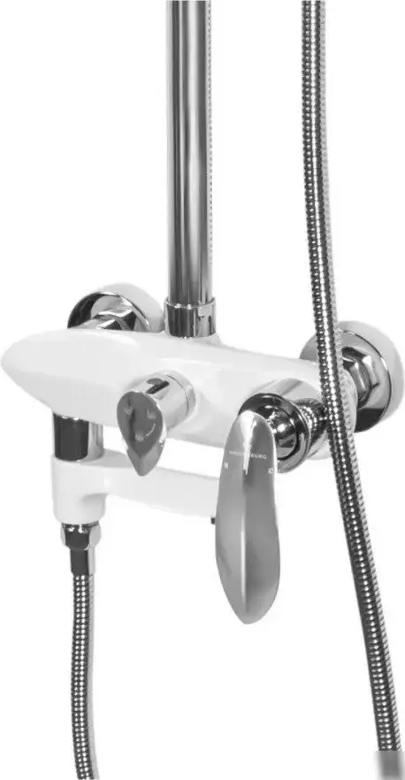 Душевая система Grocenberg GB7001 (белый хром) - фото товара