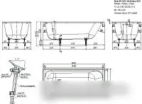 Ванна Универсал Ностальжи-У 160x75 (1 сорт, без ножек) - фото товара