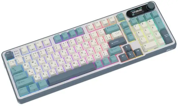 Клавиатура Royal Kludge RK-S98 RGB Light Cloud (RK Chartreuse) – фото товара