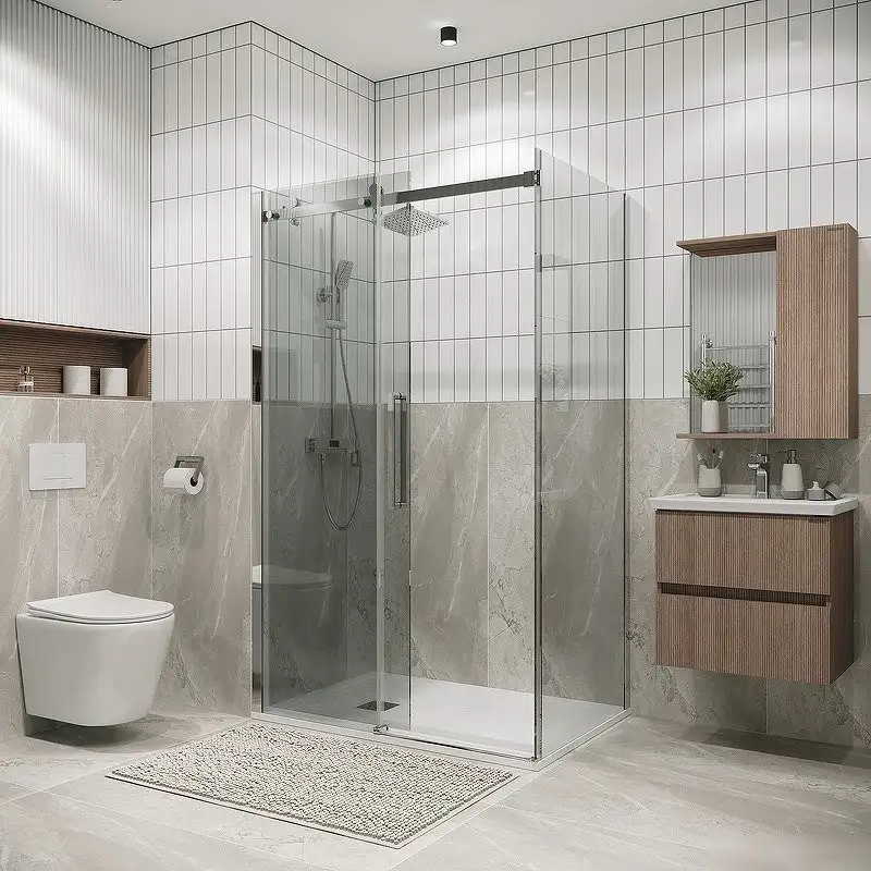 Душевая стенка Grossman Classic 90x195 200.K33.04.90.10.00 (хром/стекло прозрачное) - фото товара